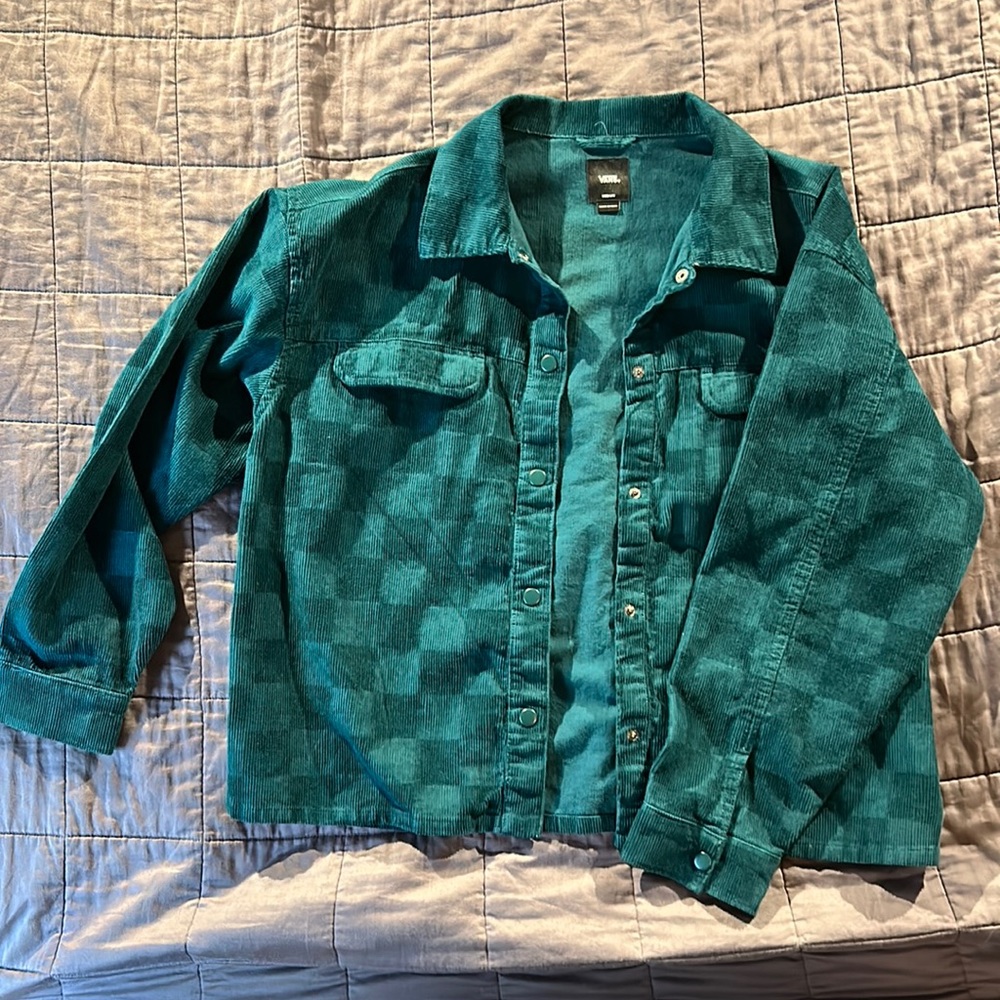 Vans Women’s Oversized Checkered Corduroy Shacket